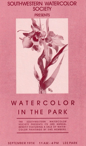 Watercolor in the Park