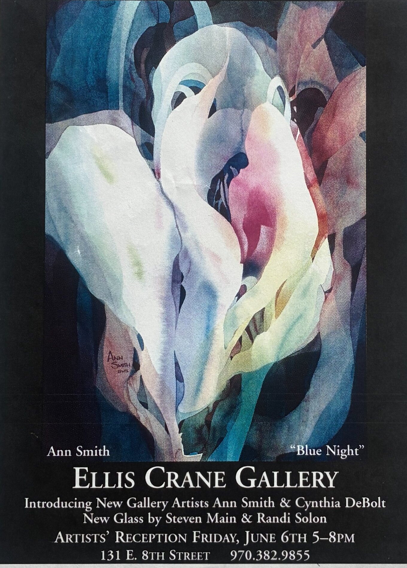 Blue Night poster by Ann Smith